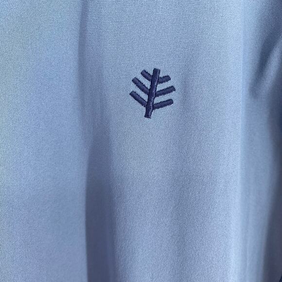 Coolibar Shirt Men’s XXL Blue Sun Protection UPF50+ Outdoor Fishing Hiking - Picture 5 of 6